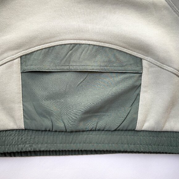 MTA Sport 1/4 Zip Cropped Long Sleeve Top Womens Size Large - Picture 5 of 8